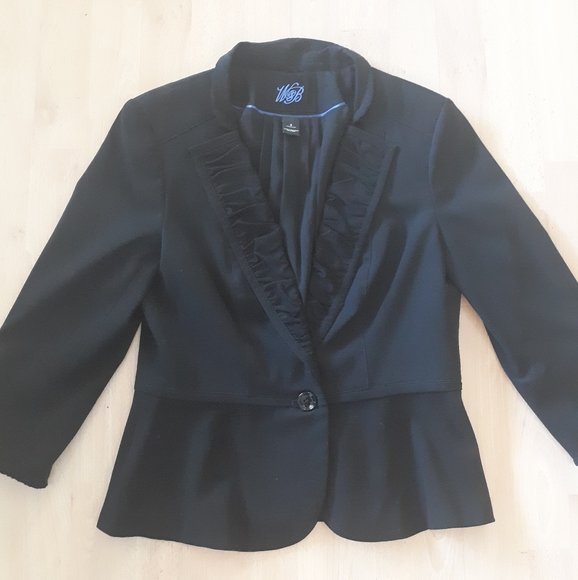 White House Black Market Black Blazer - Picture 2 of 3